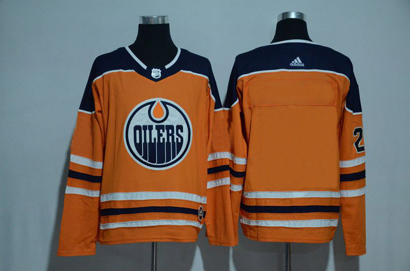 Customized Men 2017 NHL Edmonton Oilers Blank orange Adidas jersey->nba hats->Sports Caps